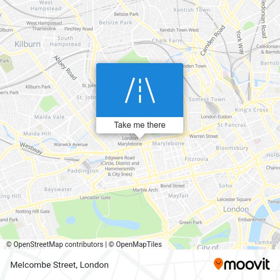 Melcombe Street map