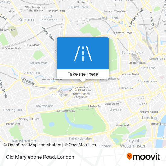 Old Marylebone Road map