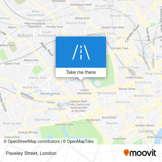 Paveley Street map