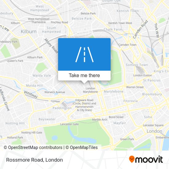Rossmore Road map