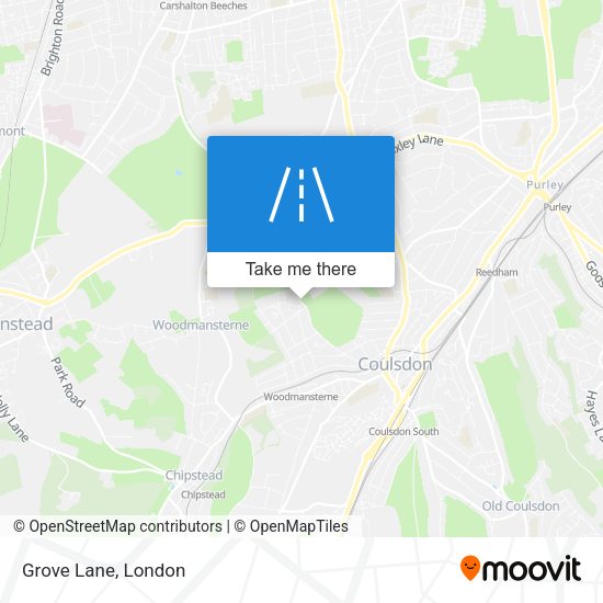 Grove Lane map