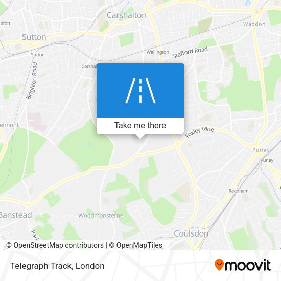 Telegraph Track map