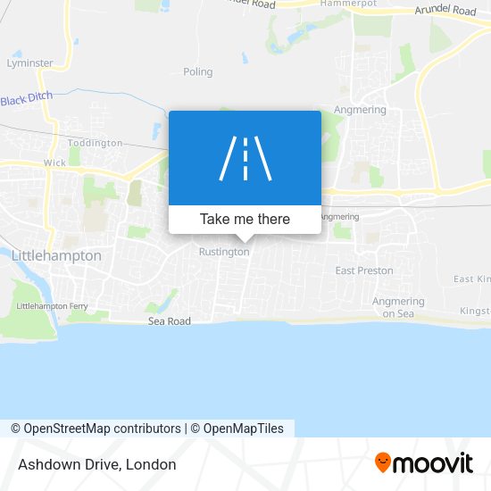 Ashdown Drive map