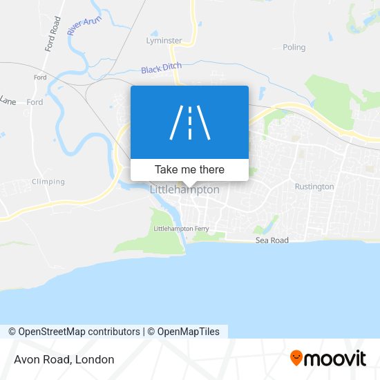 Avon Road map