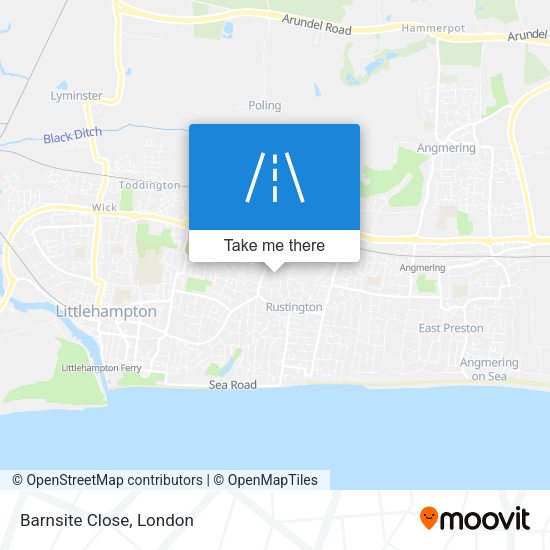 Barnsite Close map