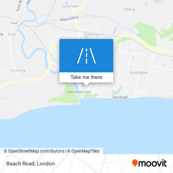 Beach Road map