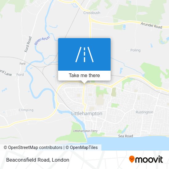 Beaconsfield Road map