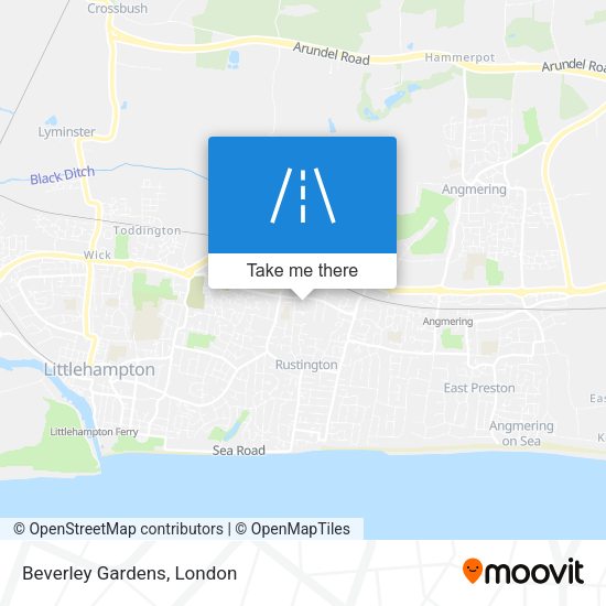 Beverley Gardens map