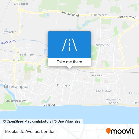 Brookside Avenue map