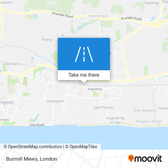 Burmill Mews map