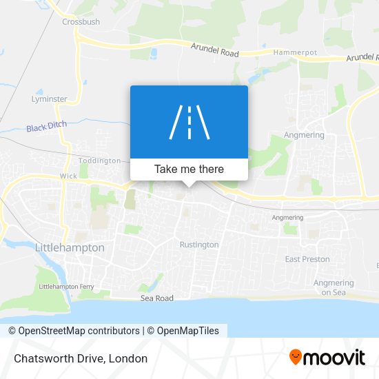 Chatsworth Drive map