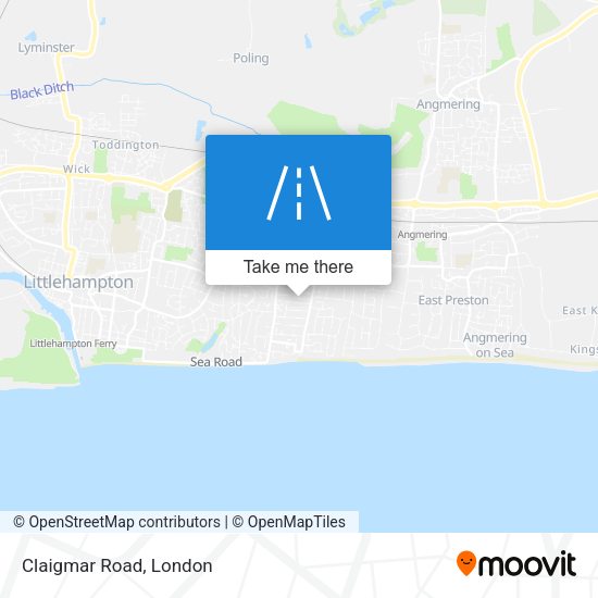 Claigmar Road map