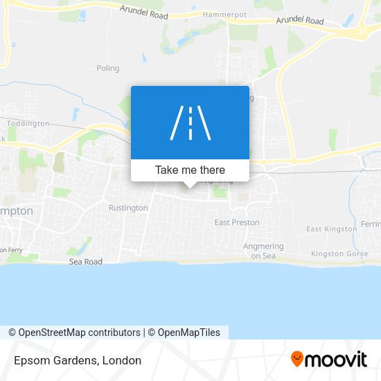 Epsom Gardens map