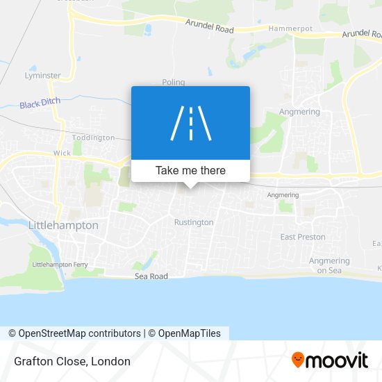 Grafton Close map