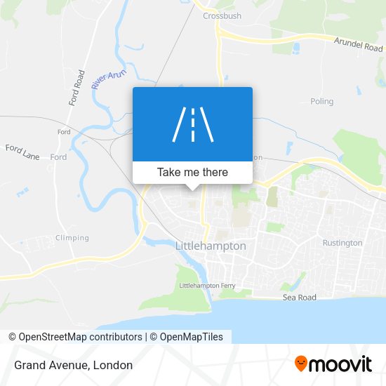 Grand Avenue map