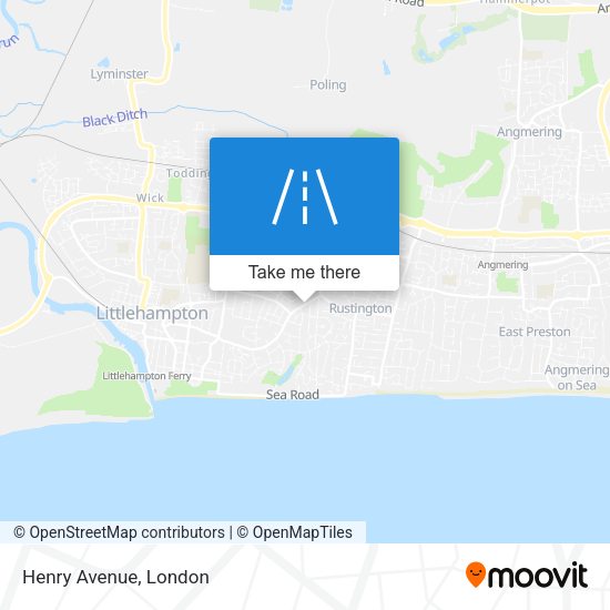 Henry Avenue map