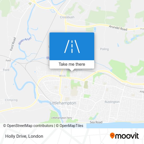 Holly Drive map