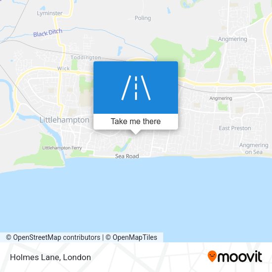 Holmes Lane map