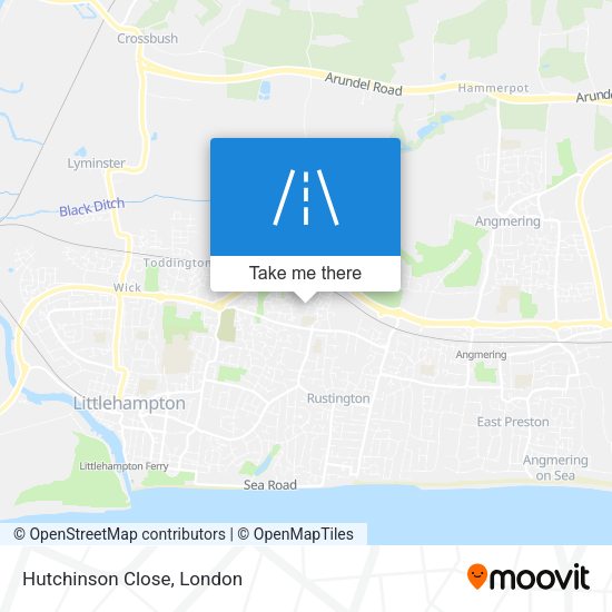 Hutchinson Close map