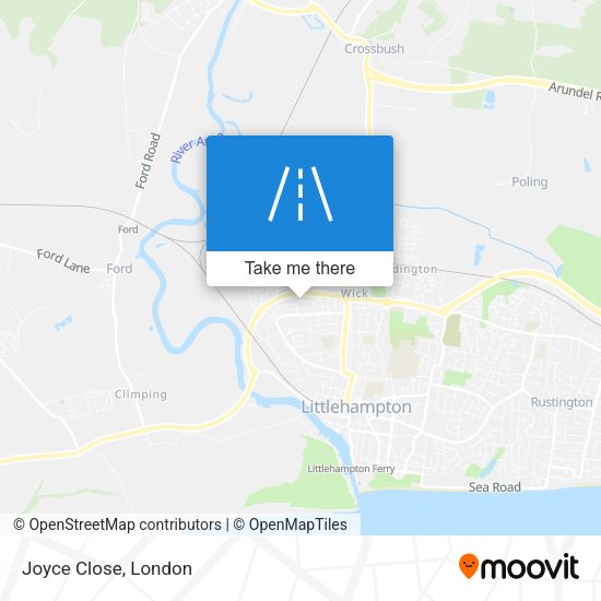Joyce Close map
