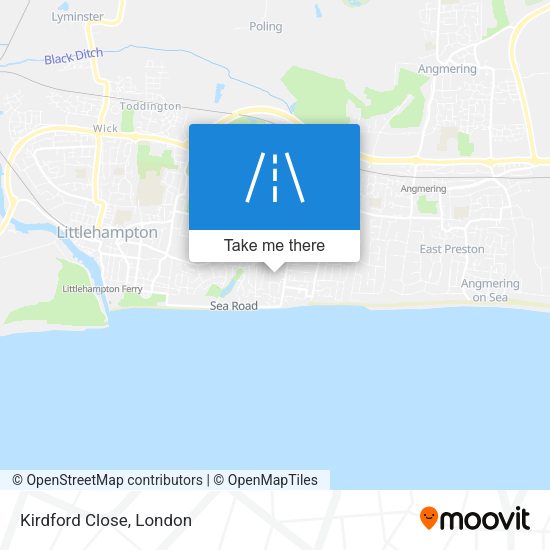 Kirdford Close map