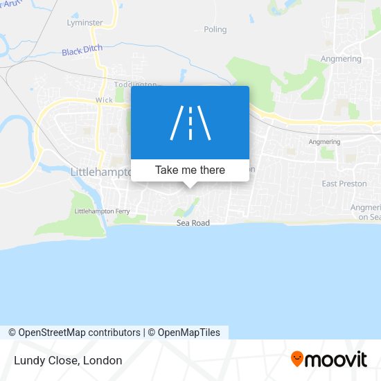 Lundy Close map