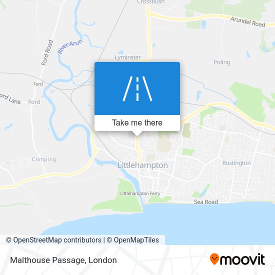 Malthouse Passage map