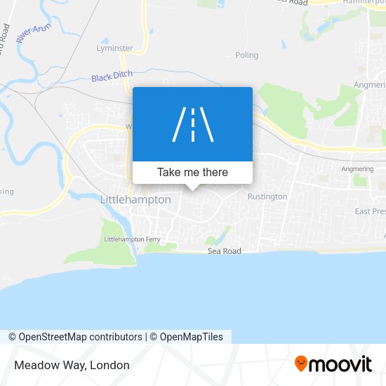 Meadow Way map
