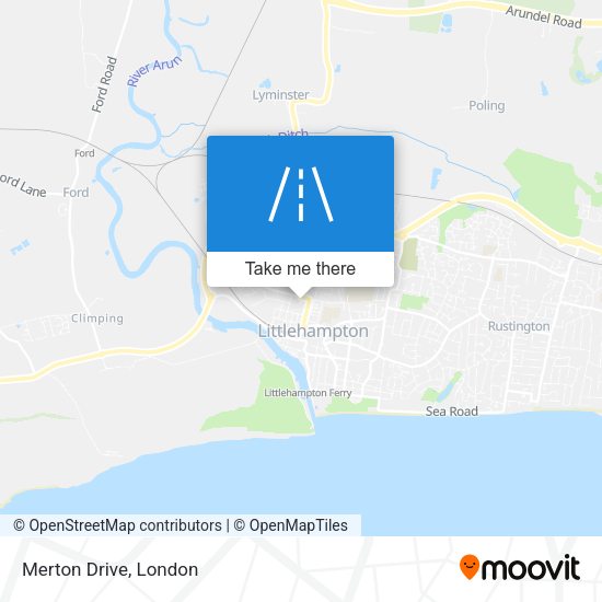 Merton Drive map