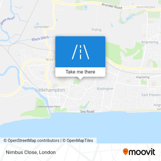 Nimbus Close map