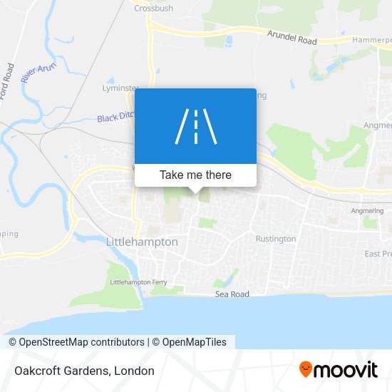 Oakcroft Gardens map