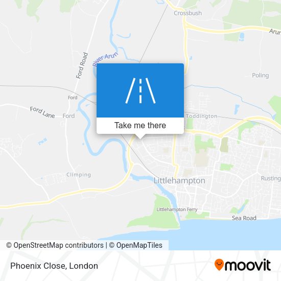 Phoenix Close map