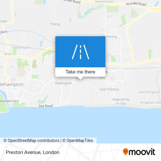 Preston Avenue map