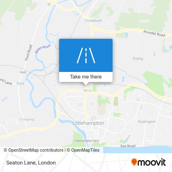 Seaton Lane map