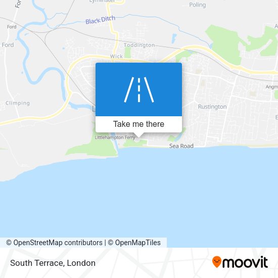 South Terrace map