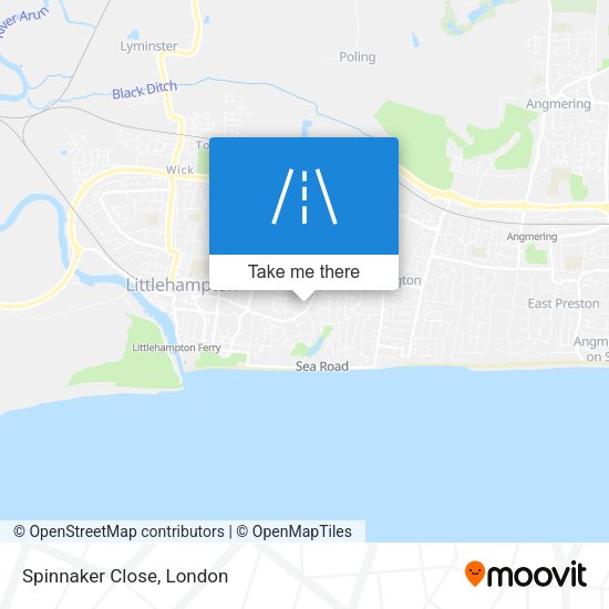 Spinnaker Close map