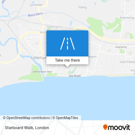 Starboard Walk map
