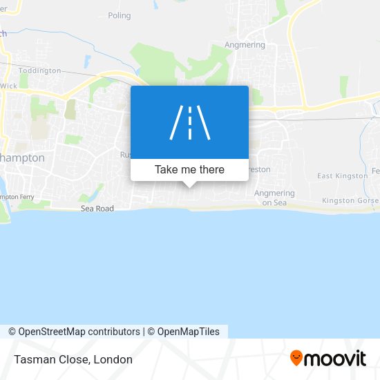Tasman Close map