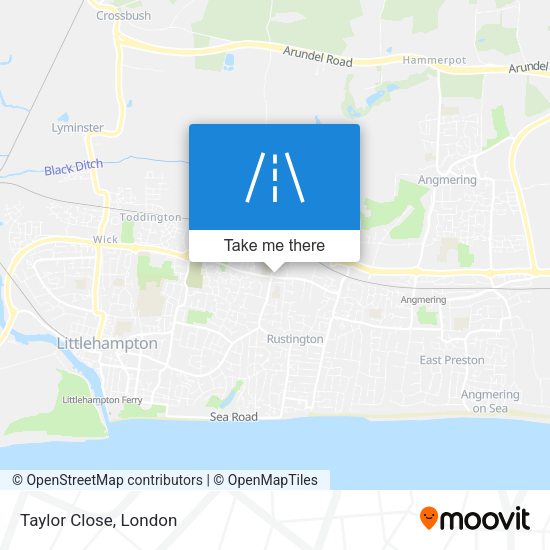 Taylor Close map