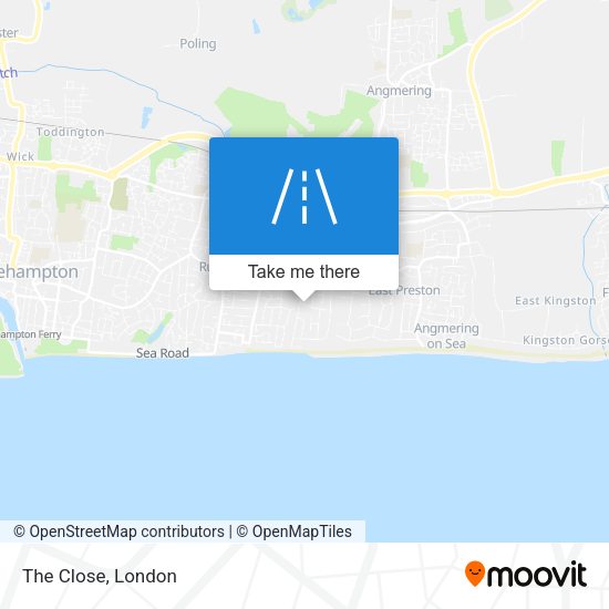 The Close map