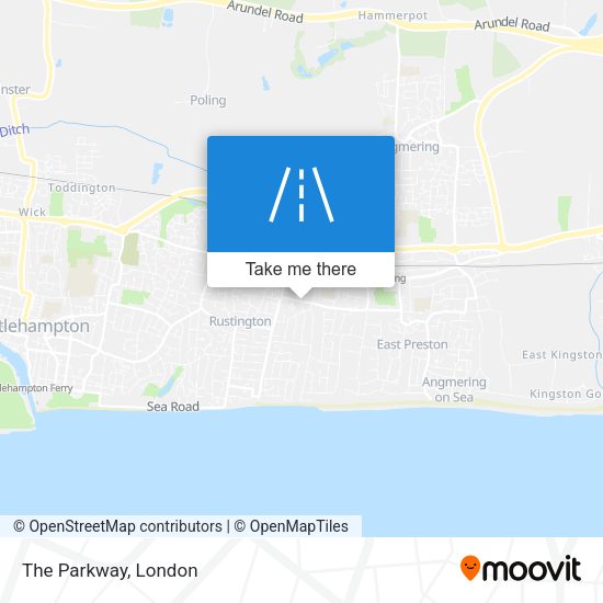 The Parkway map