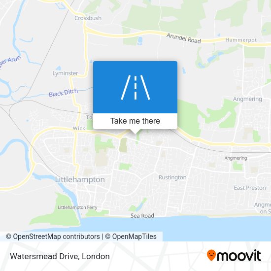 Watersmead Drive map