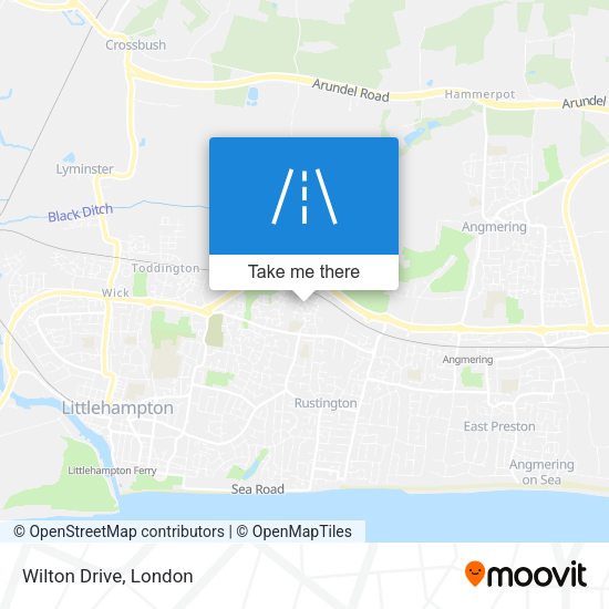 Wilton Drive map