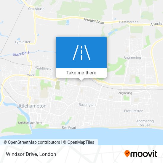 Windsor Drive map