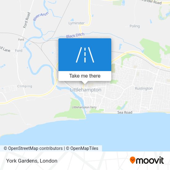 York Gardens map