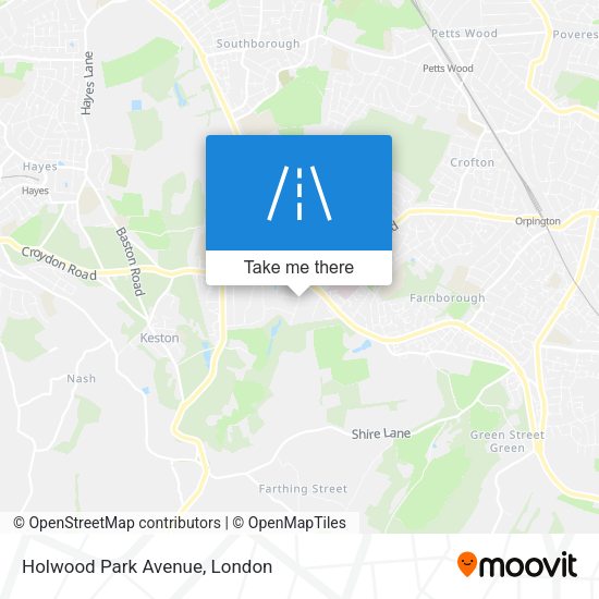 Holwood Park Avenue map
