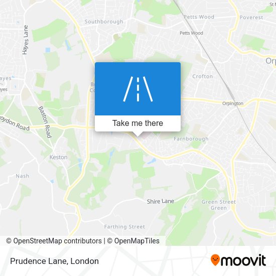 Prudence Lane map