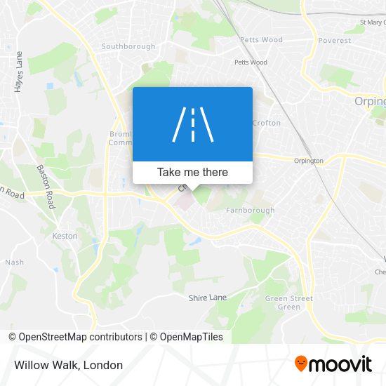 Willow Walk map