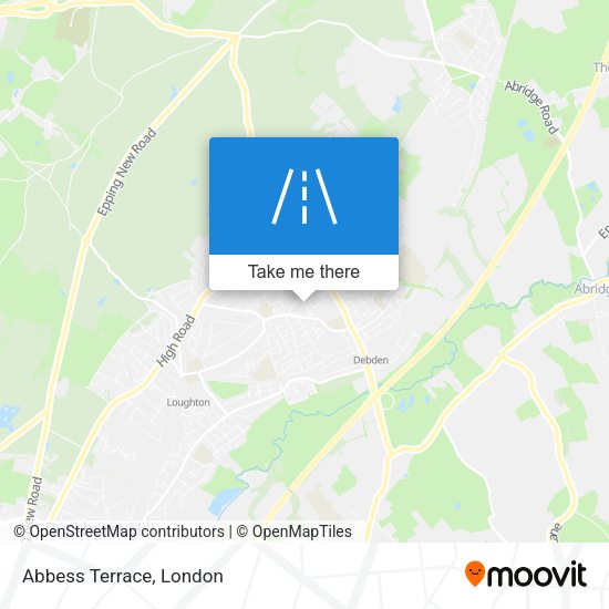 Abbess Terrace map