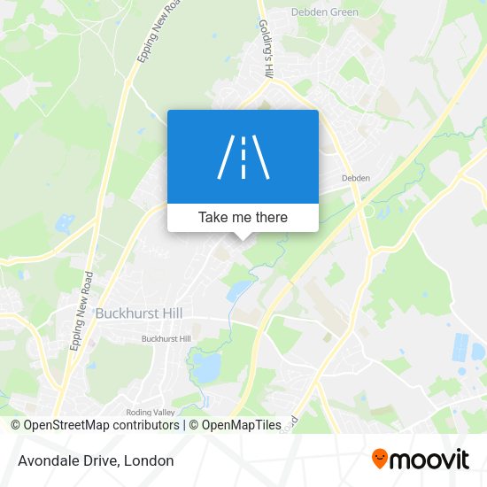 Avondale Drive map